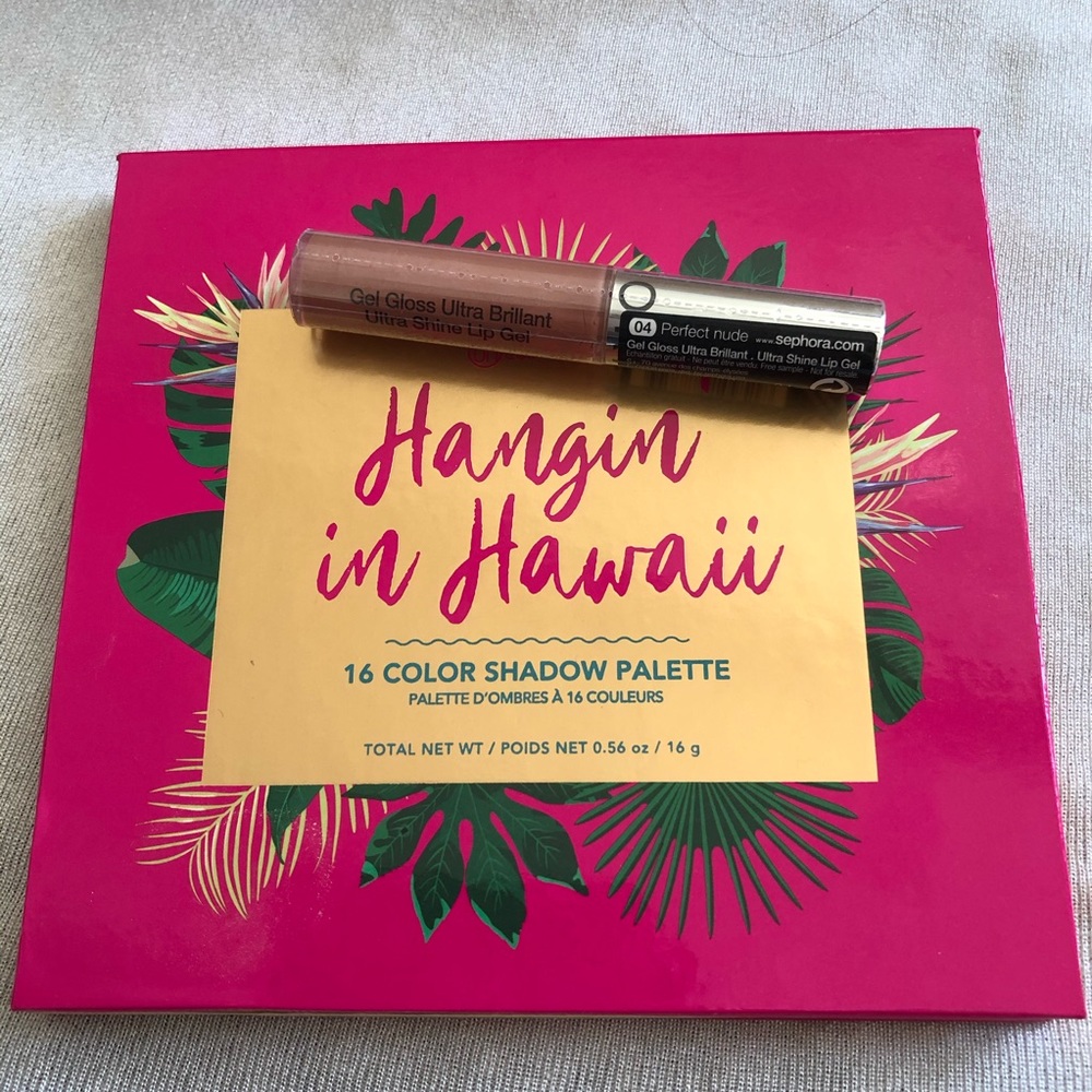 BH Hangin' in Hawaii Palette & Sephora Lipgloss